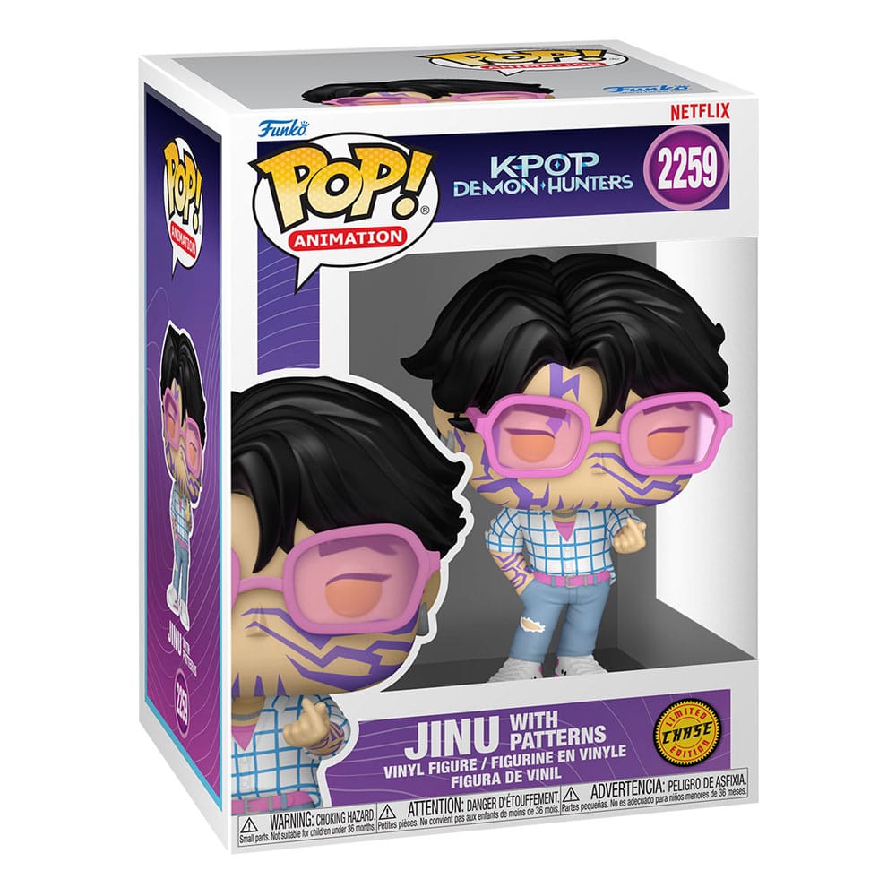 KPop Demon Hunters POP! Animation Vinyl Figures Jinu 9 cm – Sealed Case of 6 (with Chase chance)