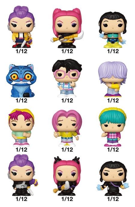 KPop Demon Hunters Bitty POP! Vinyl Figure Display (24) PDQ 2,5 cm