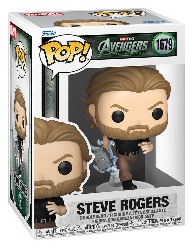 Marvel POP! Comics Vinyl Figure Steve Rogers (Doomsday) 9 cm