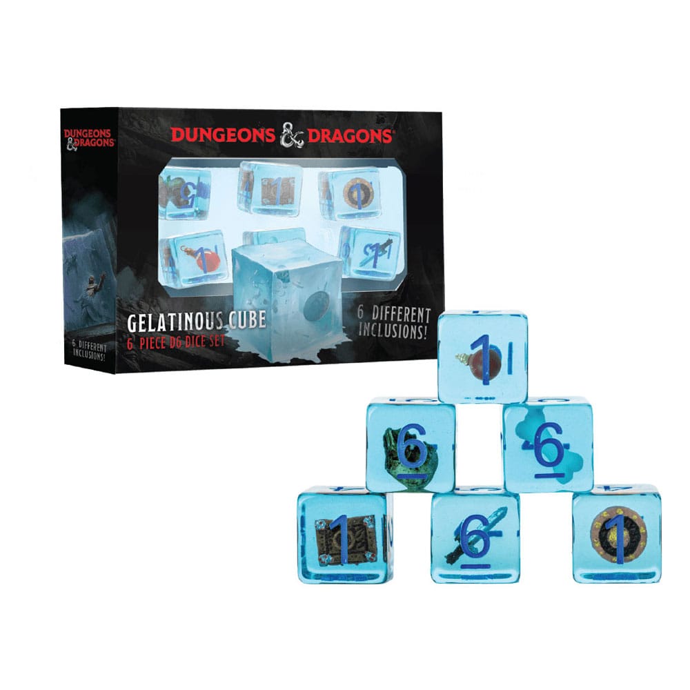 Dungeons & Dragons Dice Set Gelatinous Cube (6) - Loaded Dice