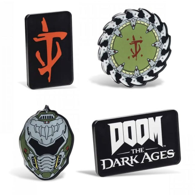 Doom The Dark Ages Fridge Magnet Set - Loaded Dice
