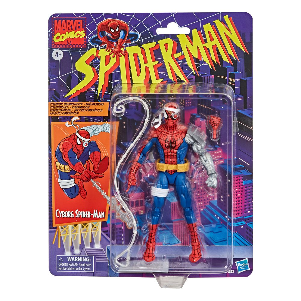 Spider-Man Marvel Retro Collection Action Figure Cyborg Spider-Man 15 cm