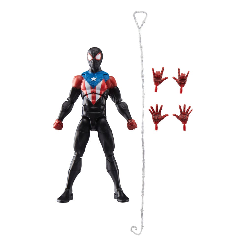 Spider-Man 2 Marvel Legends Gamerverse Action Figure Miles Morales (Boricua Suit) 15 cm