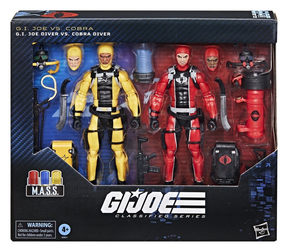 G.I. Joe Classified Series Action Figure 2-Pack #169 G.I. Joe Diver vs. Cobra Diver 15 cm