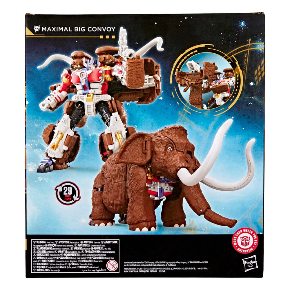 Transformers Age of the Primes Leader Class Action Figure Maximal Big Convoy 19 cm