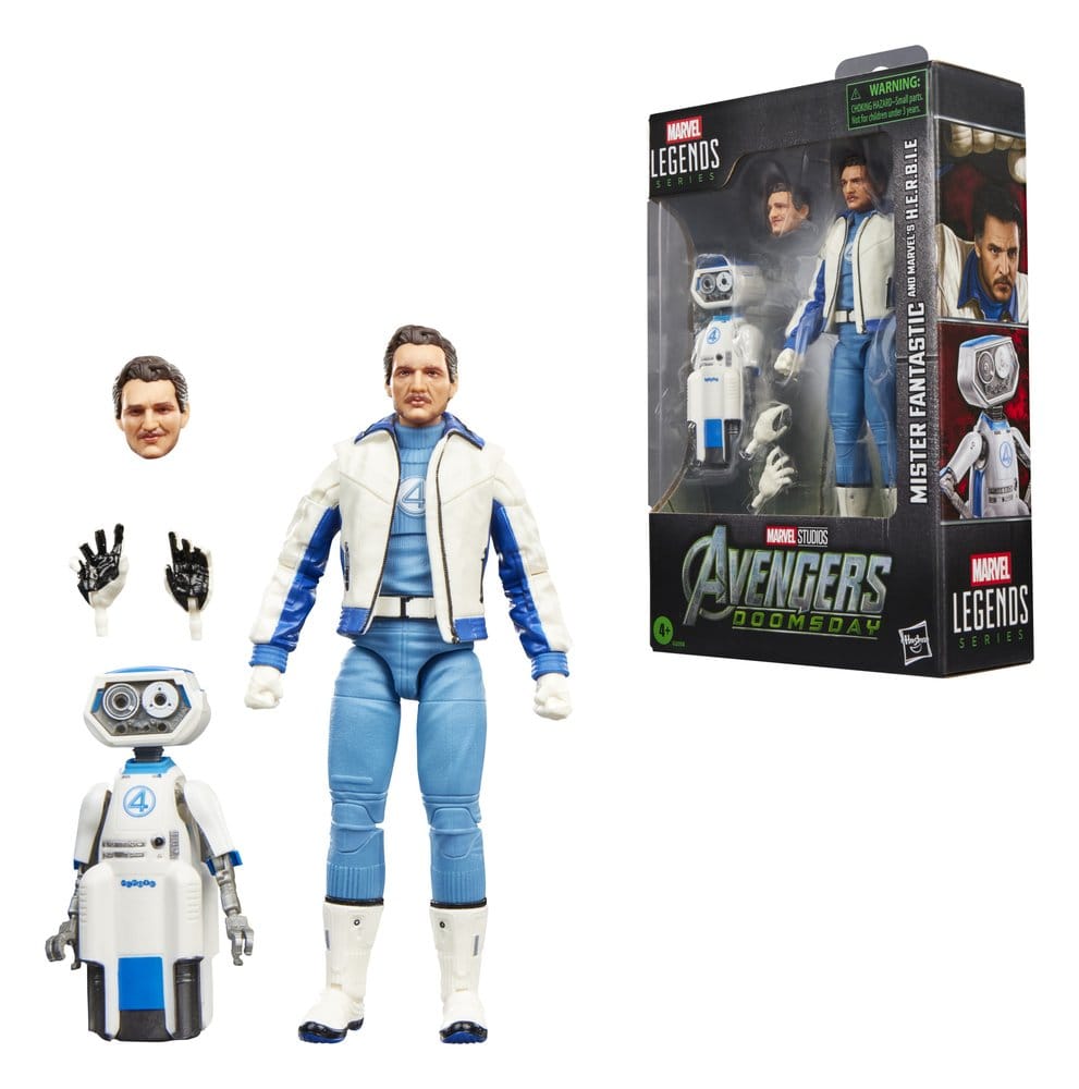 Avengers: Doomsday Marvel Legends Action Figure 2-Pack Mister Fantastic & Marvel's H.E.R.B.I.E. 15 cm