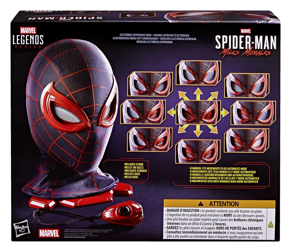 Spider-Man: Miles Morales Marvel Legends Electronic Expressive Mask