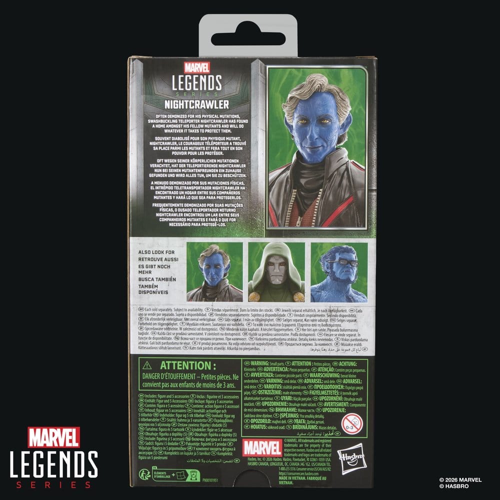 Avengers: Doomsday Marvel Legends Action Figure Nightcrawler 15 cm