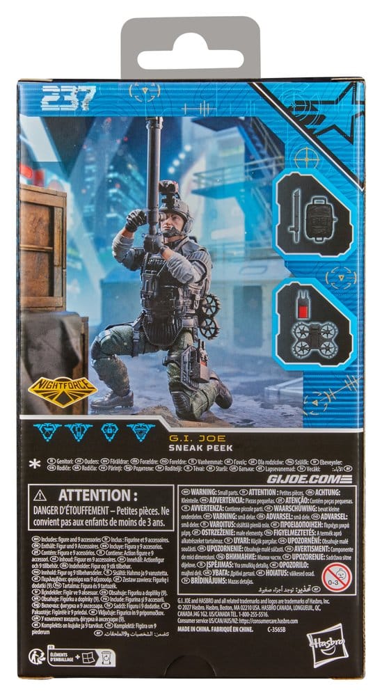G.I. Joe Classified Series Action Figure Night Force Sneak Peek 15 cm
