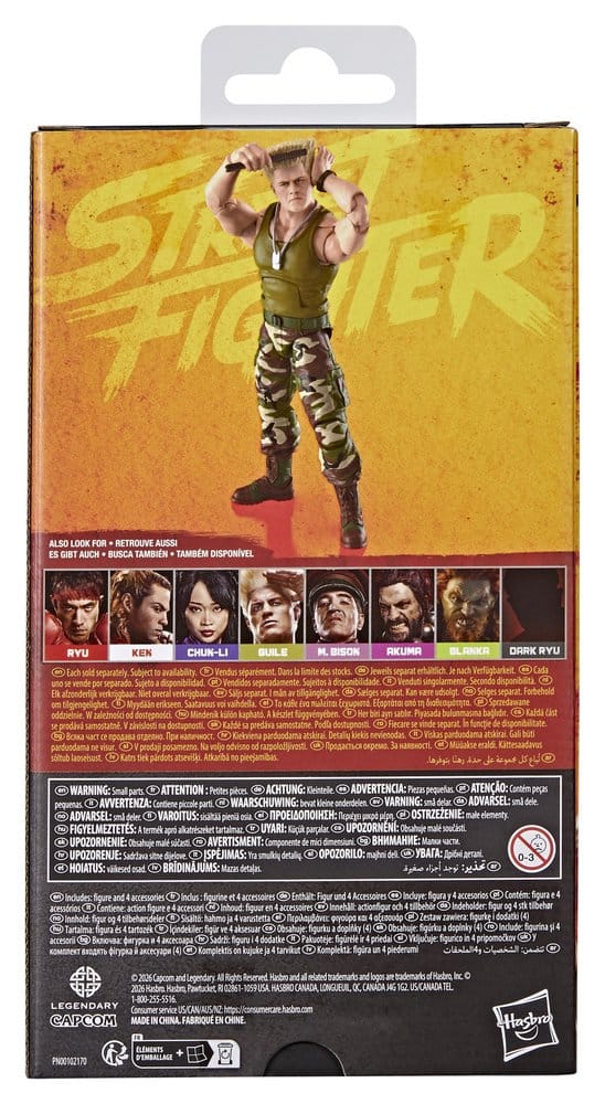 Street Fighter Action Figure Guile 15 cm