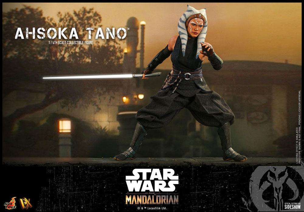 Hot Toys Star Wars The Mandalorian Action Figure 1/6 Ahsoka Tano 29cm - Releasing September 2023 - Loaded Dice Barry Vale of Glamorgan CF64 3HD