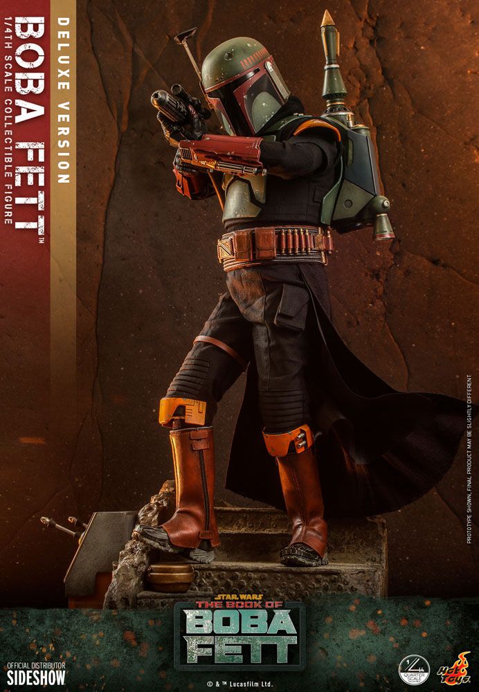Hot Toys - Star Wars: The Book of Boba Fett Action Figure 1/4 Boba Fett (Deluxe Version) 45cm - Loaded Dice