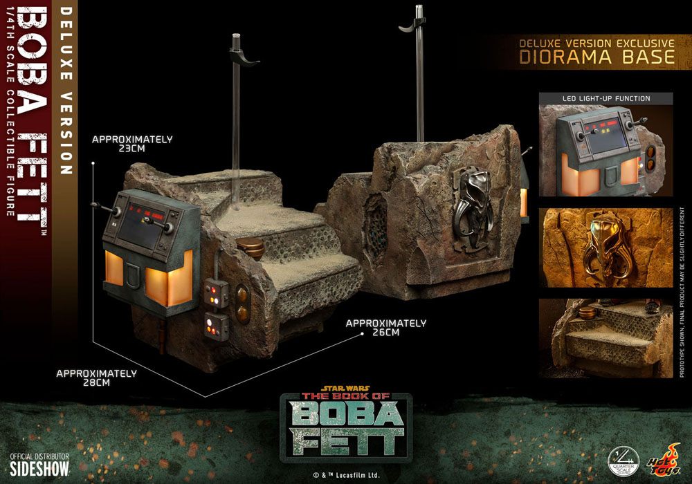 Hot Toys - Star Wars: The Book of Boba Fett Action Figure 1/4 Boba Fett (Deluxe Version) 45cm - Loaded Dice