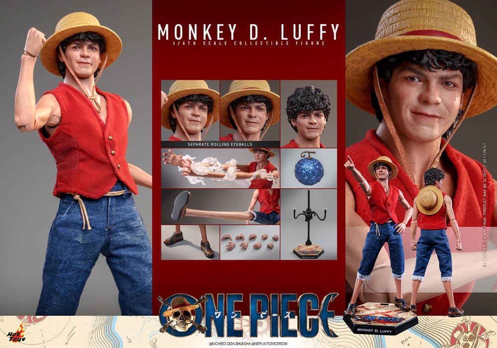 Hot Toy: One Piece (Netflix) Monkey D. Luffy 31cm - Loaded Dice