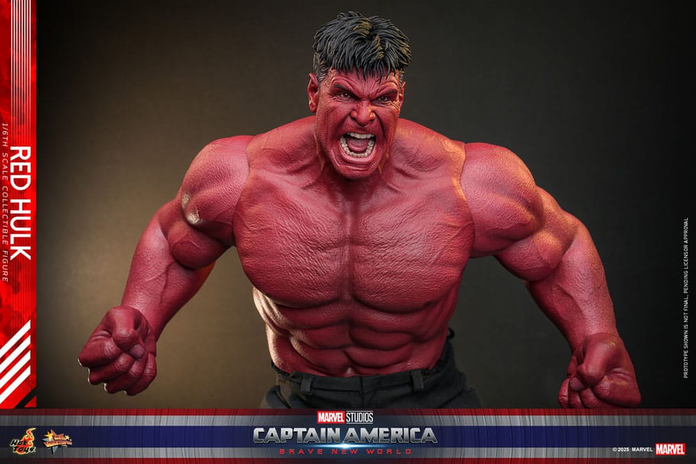 Captain America: Brave New World Movie Masterpiece Action Figure 1/6 Red Hulk 47 cm