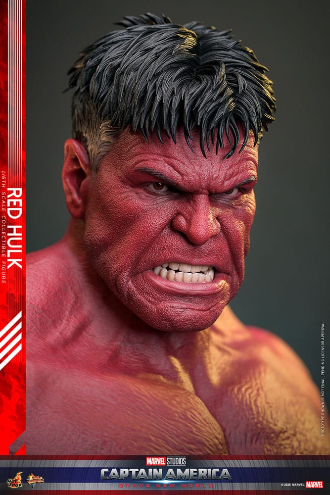 Captain America: Brave New World Movie Masterpiece Action Figure 1/6 Red Hulk 47 cm