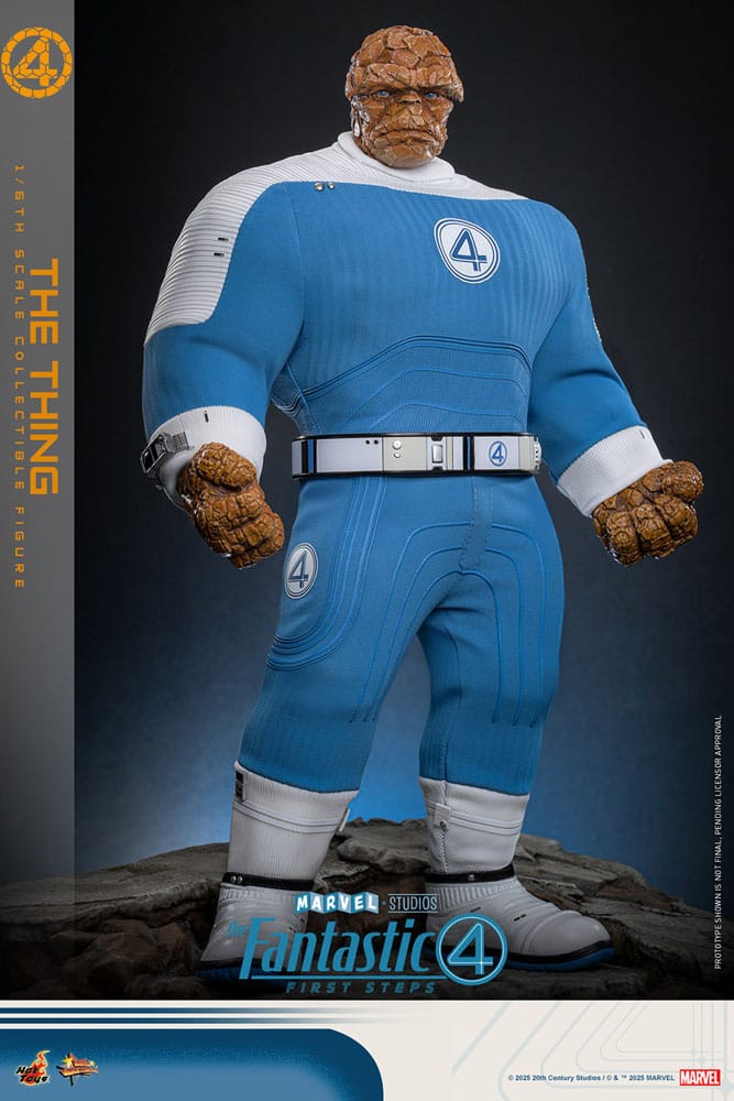 The Fantastic Four: First Steps Movie Masterpiece Action Figure 1/6 The Thing 31 cm