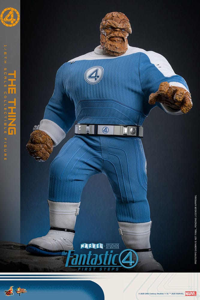 The Fantastic Four: First Steps Movie Masterpiece Action Figure 1/6 The Thing 31 cm