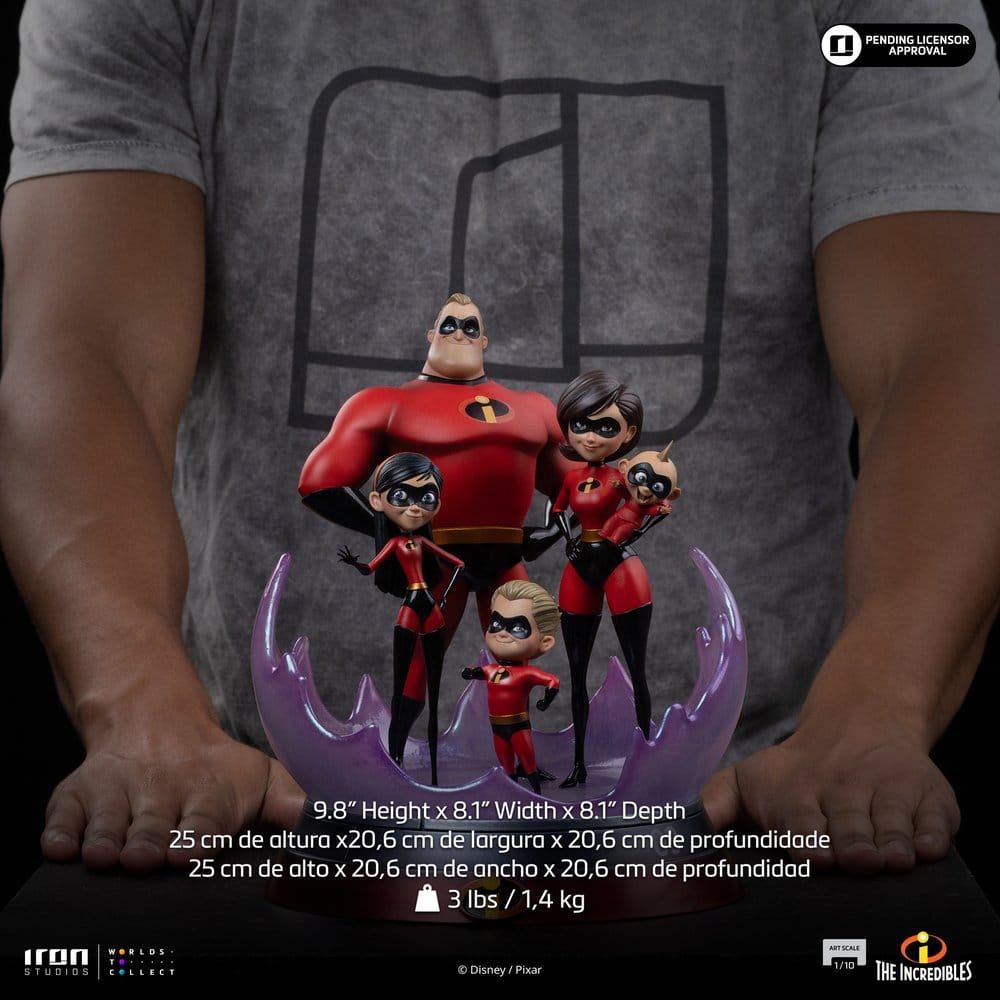 The Incredibles Art Scale Diorama 1/10 The Incredibles 25 cm
