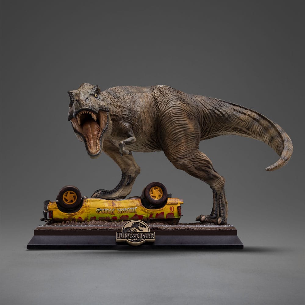 Jurassic Park Icons T-Rex Attack statue - view 2