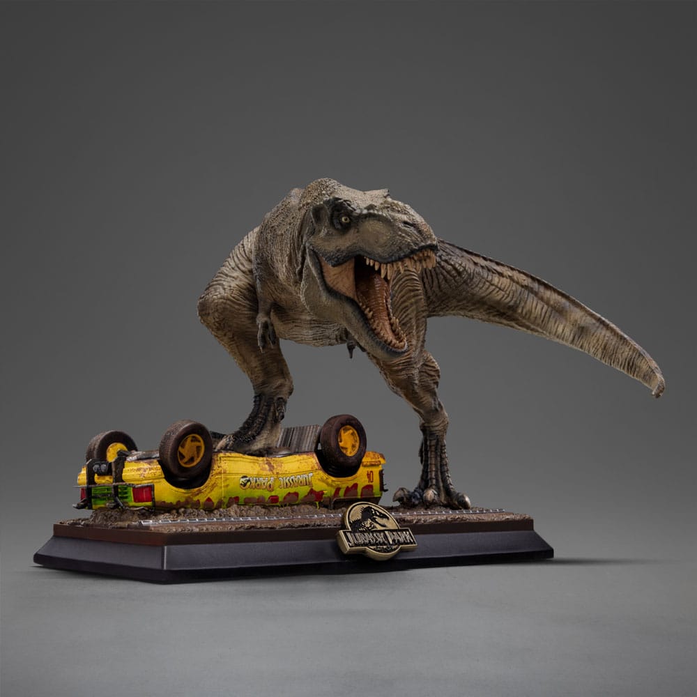 Jurassic Park Icons T-Rex Attack statue - view 3