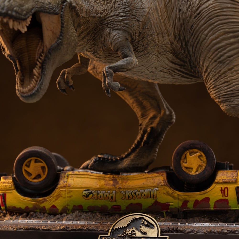 Jurassic Park Icons T-Rex Attack statue - view 9