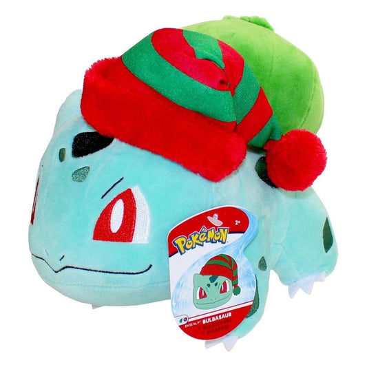 Pokémon Plush Figure Winter Bulbasaur with Christmas Hat 20 cm - Loaded Dice