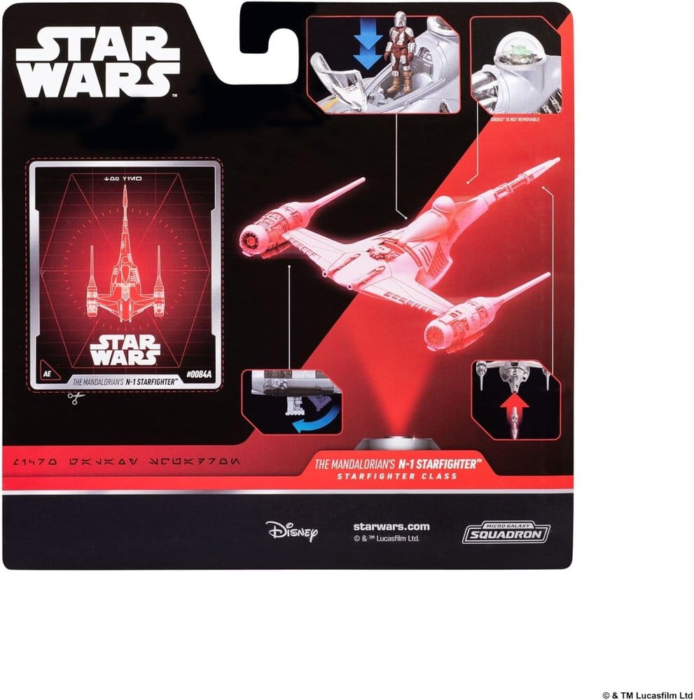 Star Wars Medium Vehicle N1 with Mando 13 cm