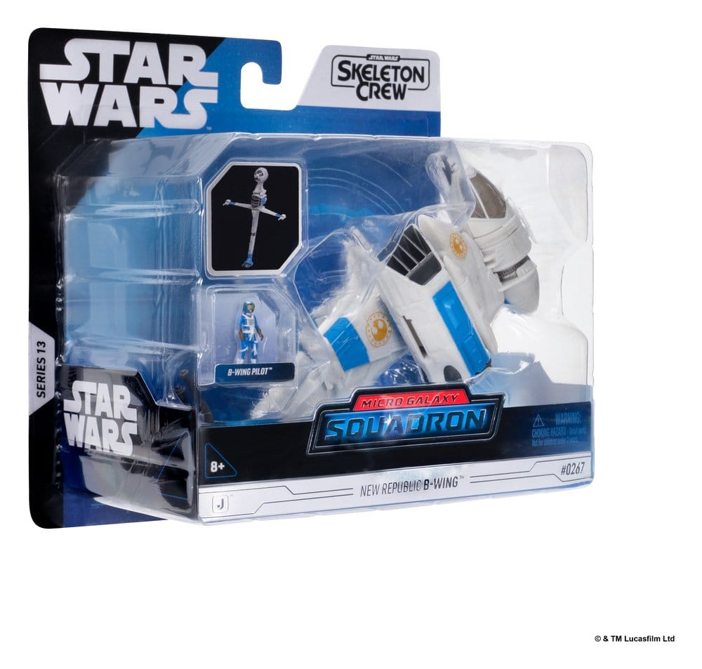 Star Wars Medium Vehicle & Figure Assortment New Republic B-wing & B-Wing Pilot