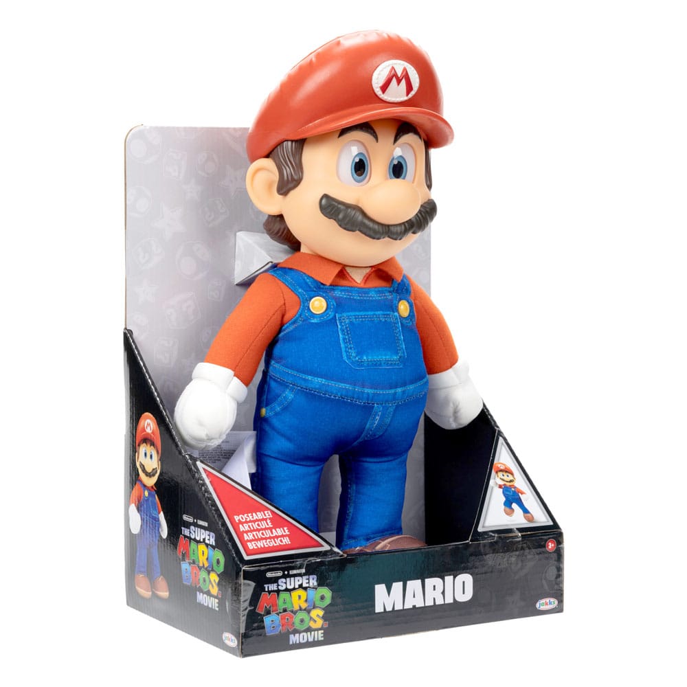 The Super Mario Bros. Movie Plush Figure Mario 30cm - Loaded Dice Barry Vale of Glamorgan CF64 3HD