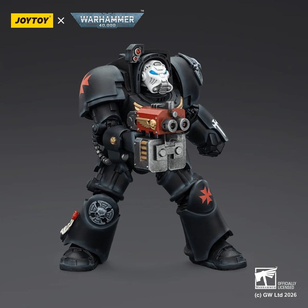 Joy Toy Warhammer 40k: Black Templars Terminator 2 with Power Fist and Storm Bolter 14cm - Loaded Dice