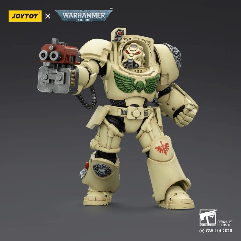 Joy Toy Warhammer 40k: Dark Angels Deathwing Terminator 2 with Power Fist and Storm Bolter 14cm - Loaded Dice