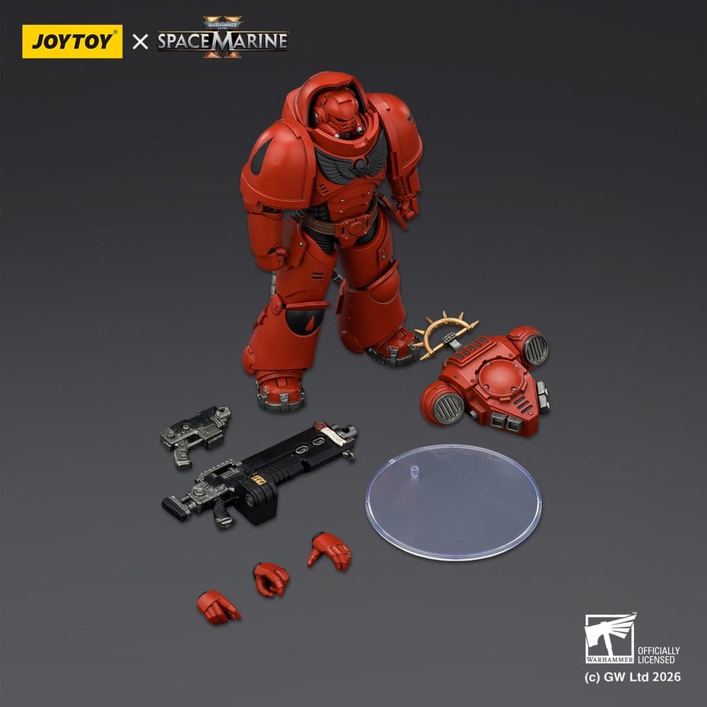 JoyToy Warhammer 40,000 Action Figure Game Edition Blood Angels Heavy Intercessor 13 cm