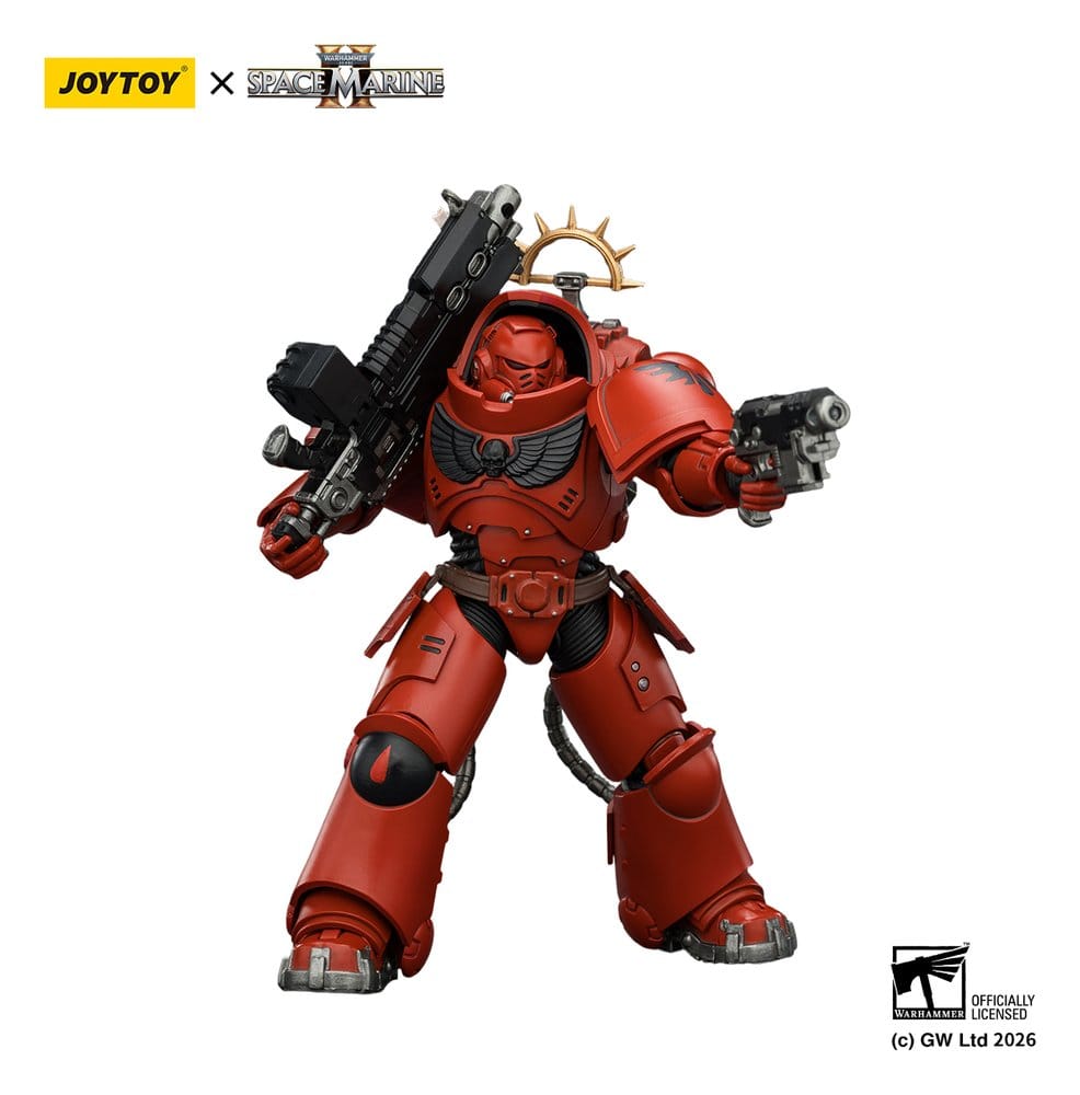 JoyToy Warhammer 40,000 Action Figure Game Edition Blood Angels Heavy Intercessor 13 cm
