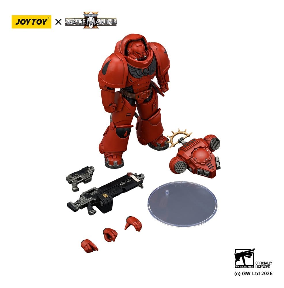JoyToy Warhammer 40,000 Action Figure Game Edition Blood Angels Heavy Intercessor 13 cm