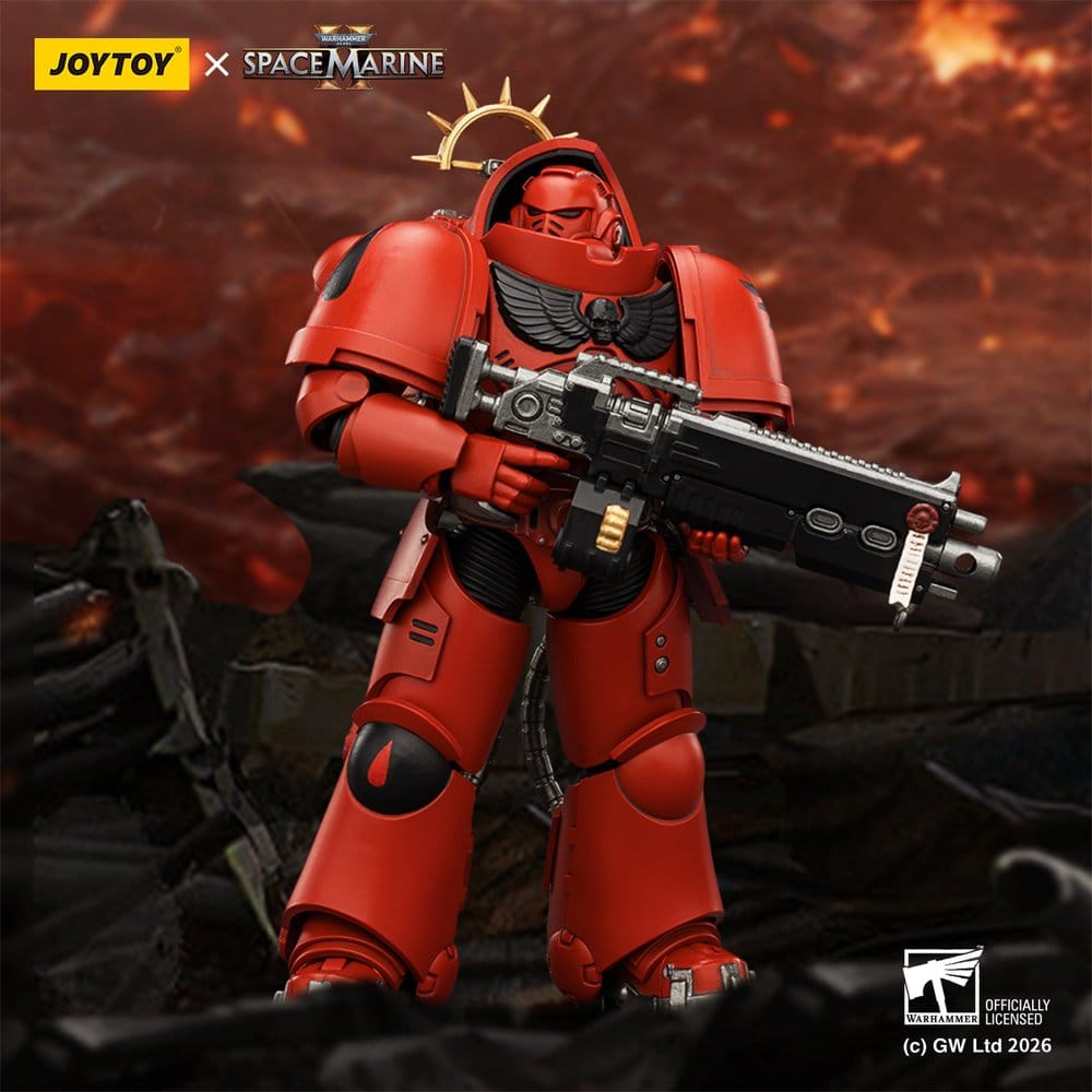 JoyToy Warhammer 40,000 Action Figure Game Edition Blood Angels Heavy Intercessor 13 cm