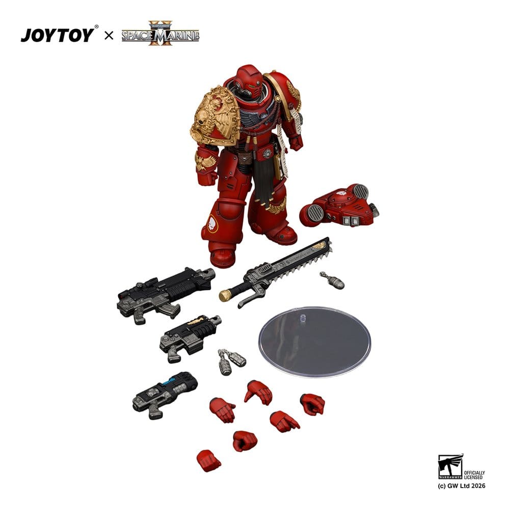 JoyToy Space Marine Game Edition Action Figure Blood Angels Veteran 12 cm
