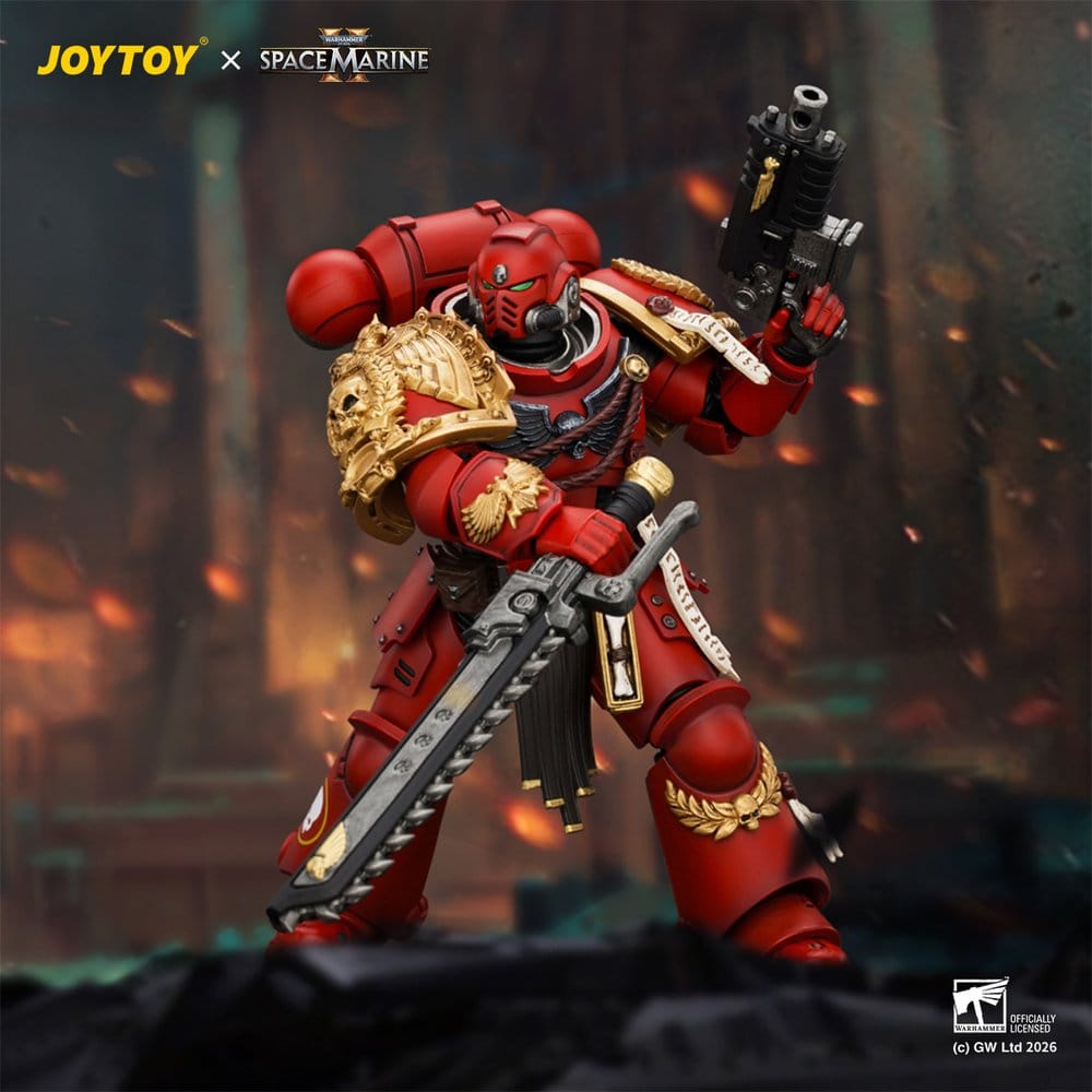 JoyToy Space Marine Game Edition Action Figure Blood Angels Veteran 12 cm