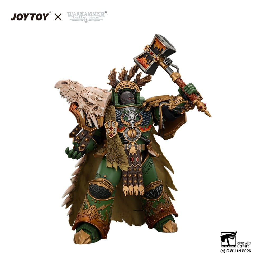 JoyToy Warhammer Action Figure Salamanders Vulkan, Primarch of the XVIIIth Legion 21 cm