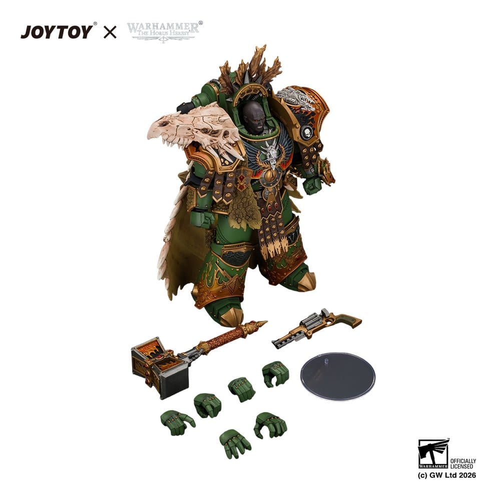 JoyToy Warhammer Action Figure Salamanders Vulkan, Primarch of the XVIIIth Legion 21 cm