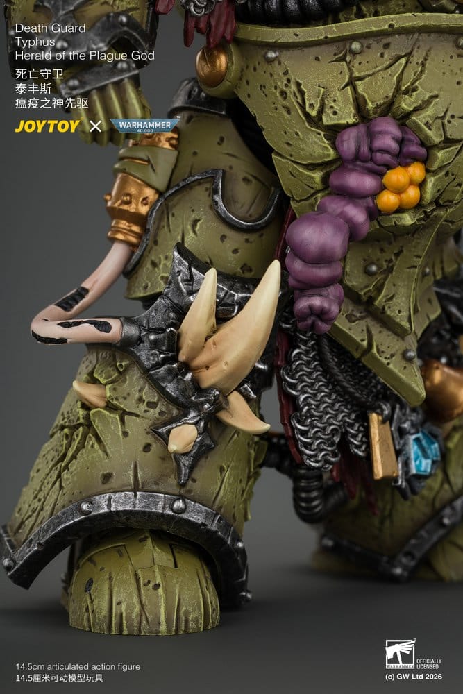 JoyToy Warhammer Action Figure Death Guard Typhus Herald of the Plague God 15 cm