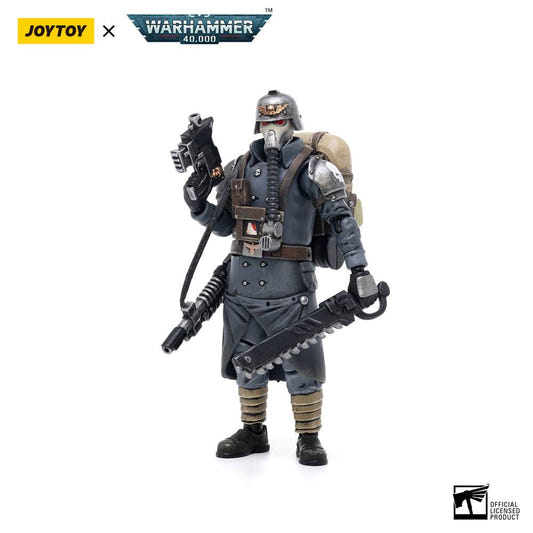 JoyToy Warhammer 40k Action Figure 1/18 Death Korps of Krieg Veteran Squad Sergeant 10 cm