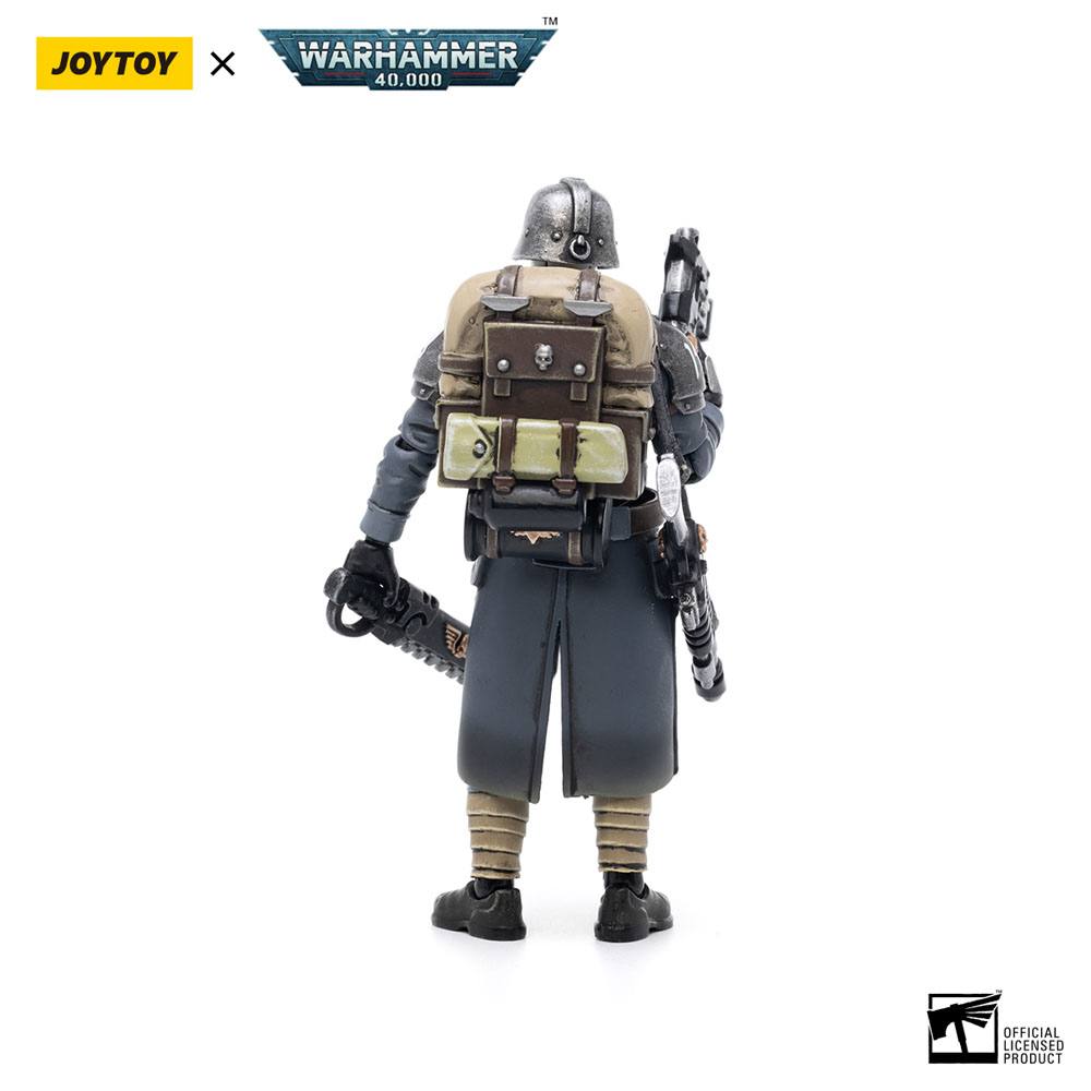 JoyToy Warhammer 40k Action Figure 1/18 Death Korps of Krieg Veteran Squad Sergeant 10 cm