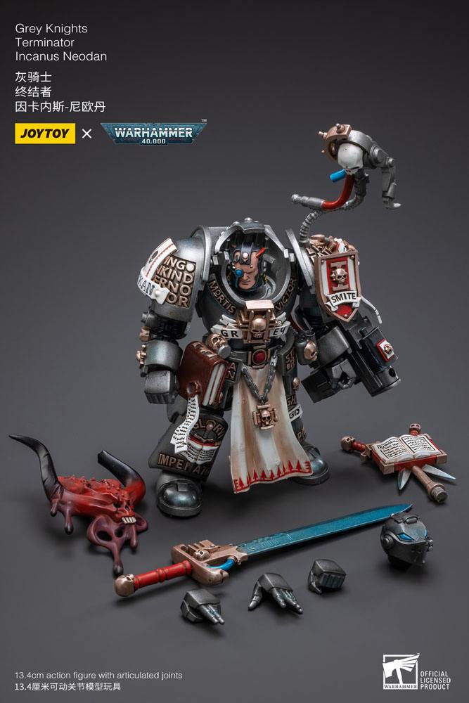 JoyToy Warhammer 40k Action Figure 1/18 Grey Knights Terminator Incanus Neodan 13 cm