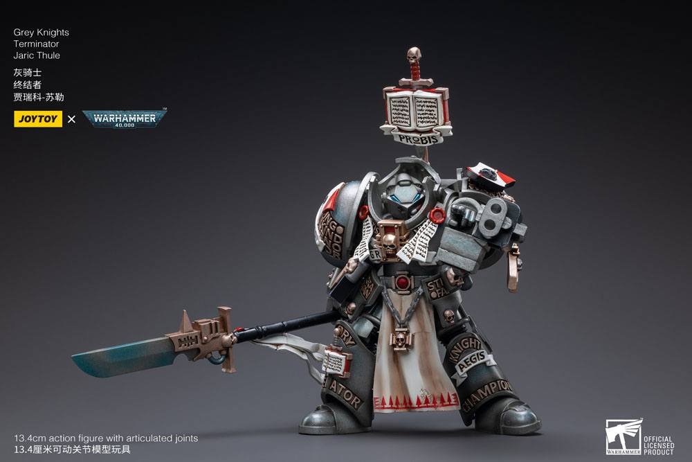 JoyToy Warhammer 40k Action Figure 1/18 Grey Knights Terminator Jaric Thule 13 cm