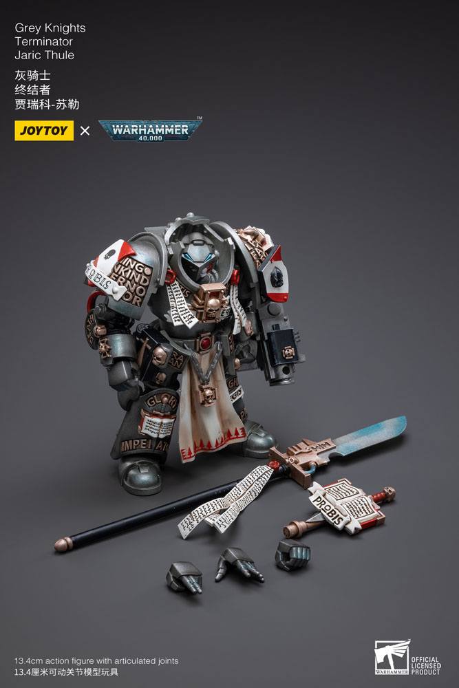 JoyToy Warhammer 40k Action Figure 1/18 Grey Knights Terminator Jaric Thule 13 cm