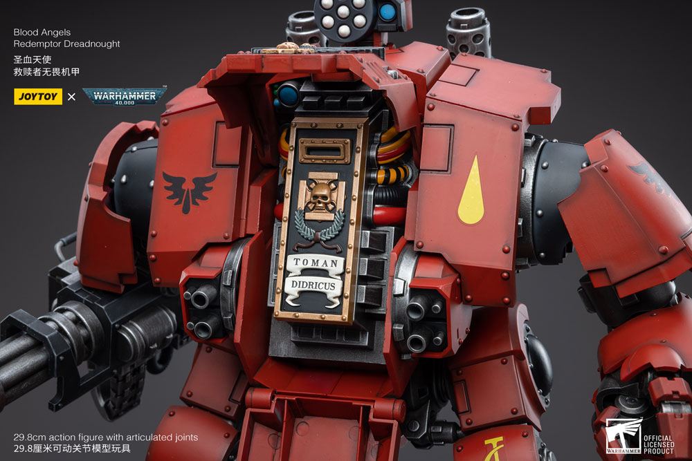 JoyToy Warhammer 40k Action Figure 1/18 Blood Angels Redemptor Dreadnought 30 cm