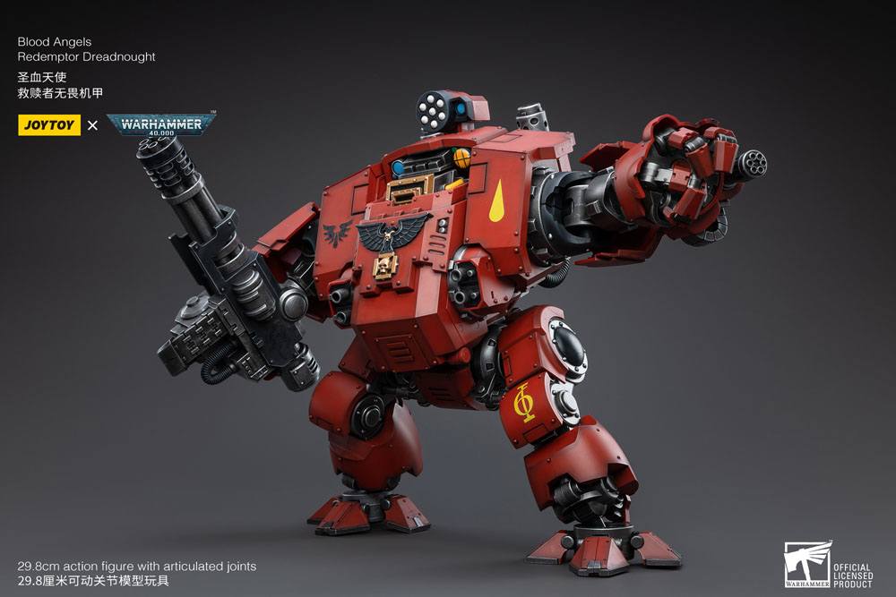 JoyToy Warhammer 40k Action Figure 1/18 Blood Angels Redemptor Dreadnought 30 cm