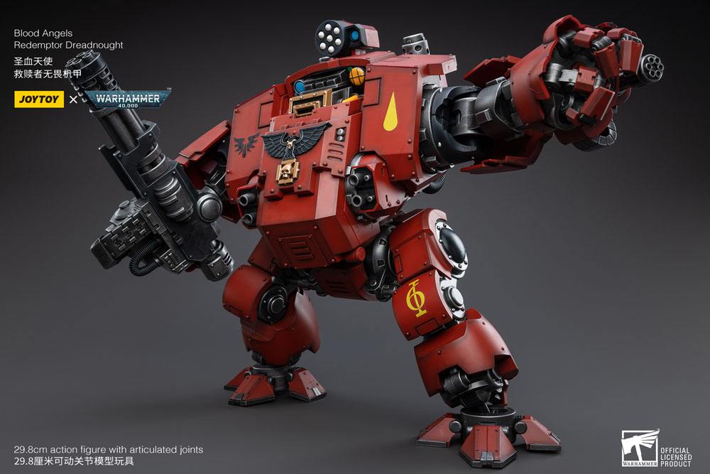 JoyToy Warhammer 40k Action Figure 1/18 Blood Angels Redemptor Dreadnought 30 cm
