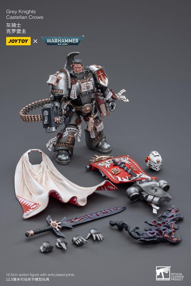 JoyToy Warhammer 40k Action Figure 1/18 Grey Knights Castellan Crowe 12 cm